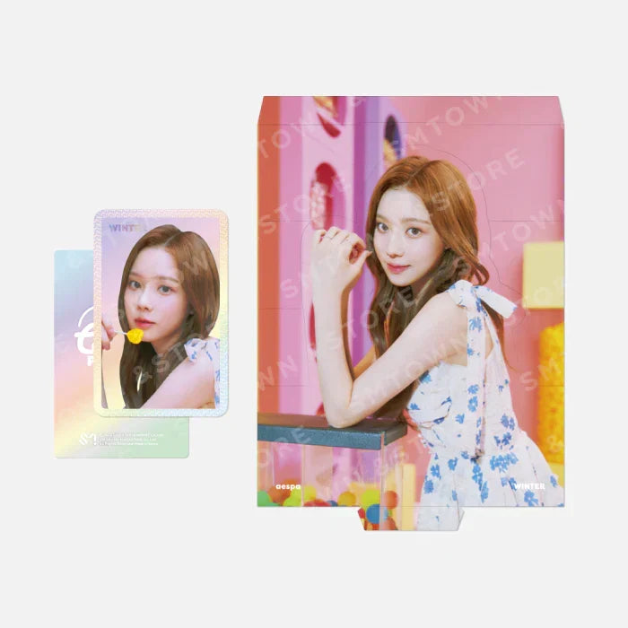 aespa - Oh! Caendy Pocket Part.2 Official Hologram Photocard Set Caendy & Aurora Ver.