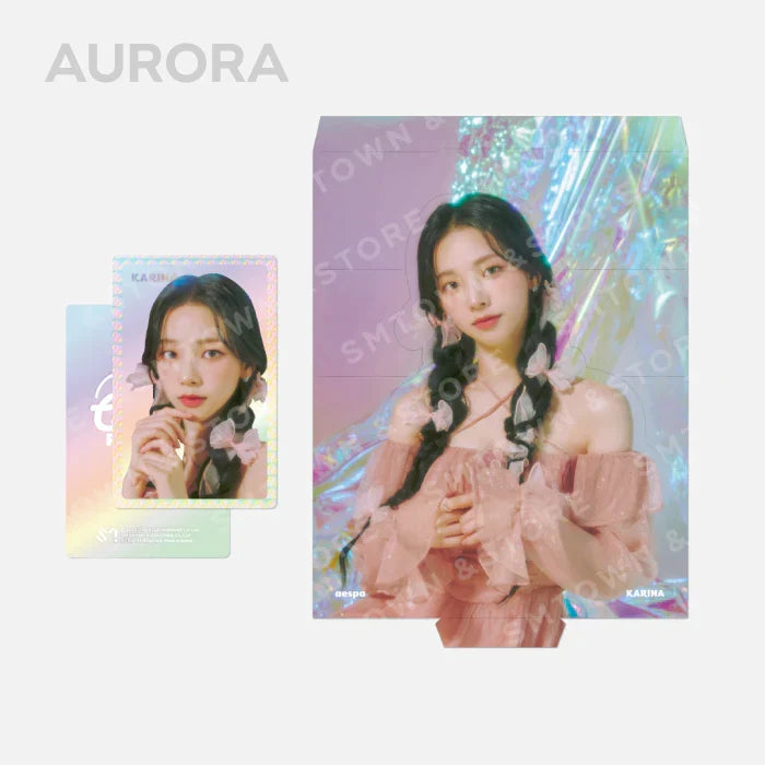 aespa - Oh! Caendy Pocket Part.2 Official Hologram Photocard Set Caendy & Aurora Ver.