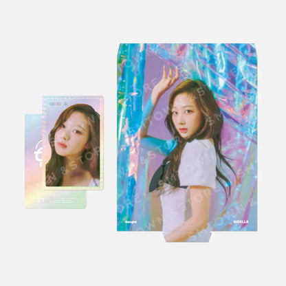 aespa - Oh! Caendy Pocket Part.2 Official Hologram Photocard Set Caendy & Aurora Ver.