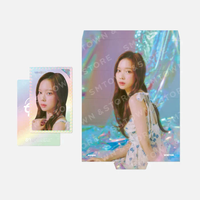 aespa - Oh! Caendy Pocket Part.2 Official Hologram Photocard Set Caendy & Aurora Ver.