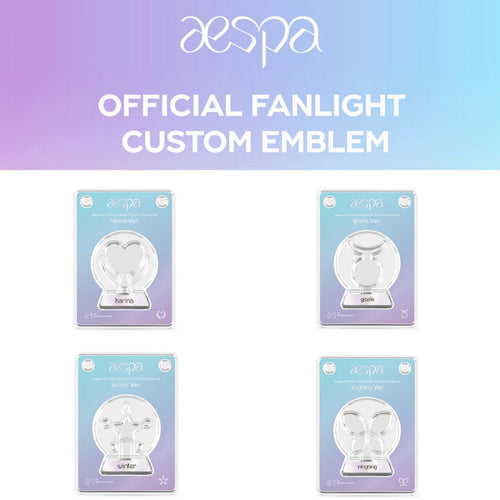 aespa OFFICIAL FANLIGHT / Lightstick Custom Emblem