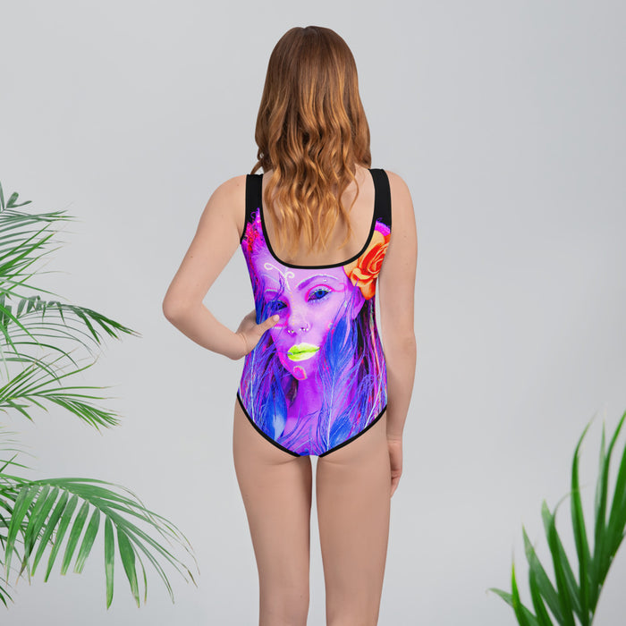 All-Over Print Youth Swimsuit