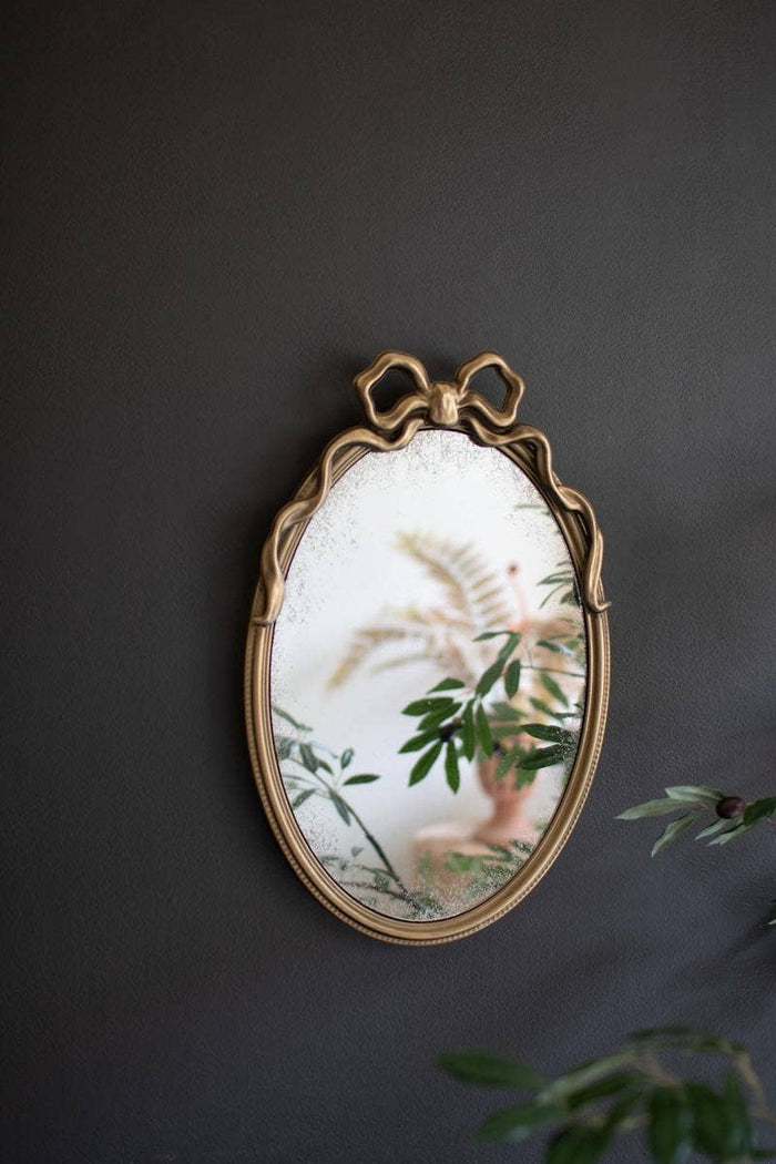 Antique Bow Frame Mirror