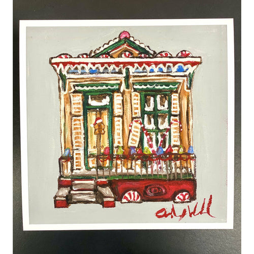 Ashley Wachal "Gingerbread Shotgun" Print