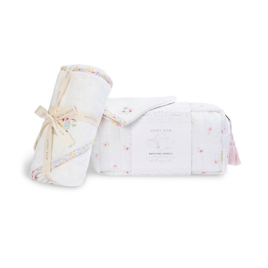 Avery Row Bathtime Bundle Gift Set - Wildflower Garden