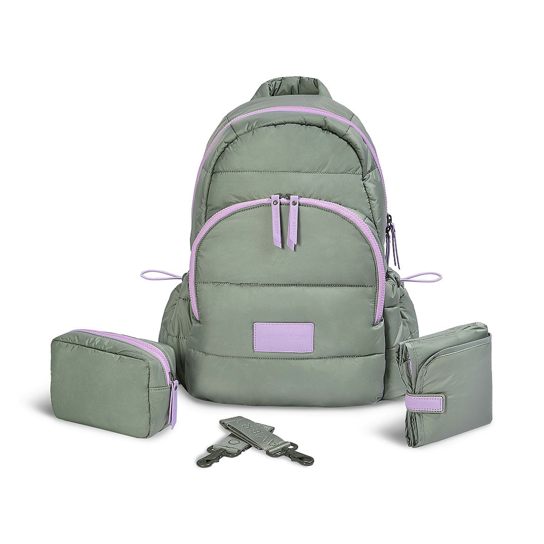 Avery Row Changing Backpack  - Olive Green