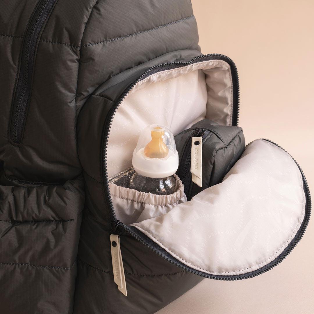 Avery Row Changing Backpack  - Soft Black