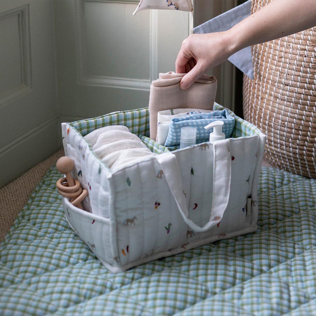 Avery Row Nappy Caddy - Little Farm