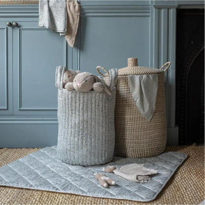 Avery Row Large Quilted Storage Basket - Nature Trail
