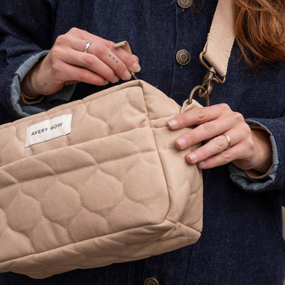 Avery Row Stroller Organiser Bag - Natural