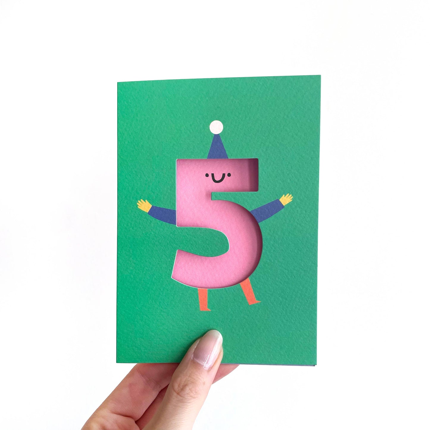 Age  5 - Die Cut - Happy Birthday - Five