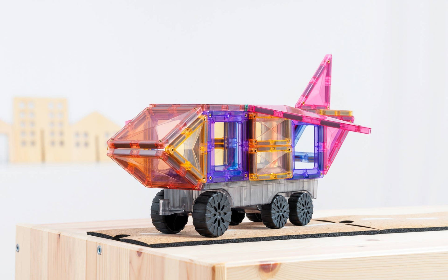 CONNETIX Magnetic Tiles Pastel Transport Pack, -50 Pcs