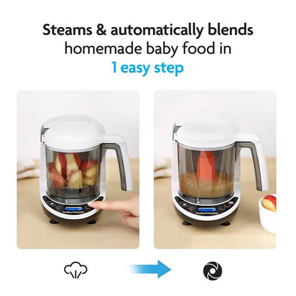 Baby Brezza Food Maker Deluxe - Black & White
