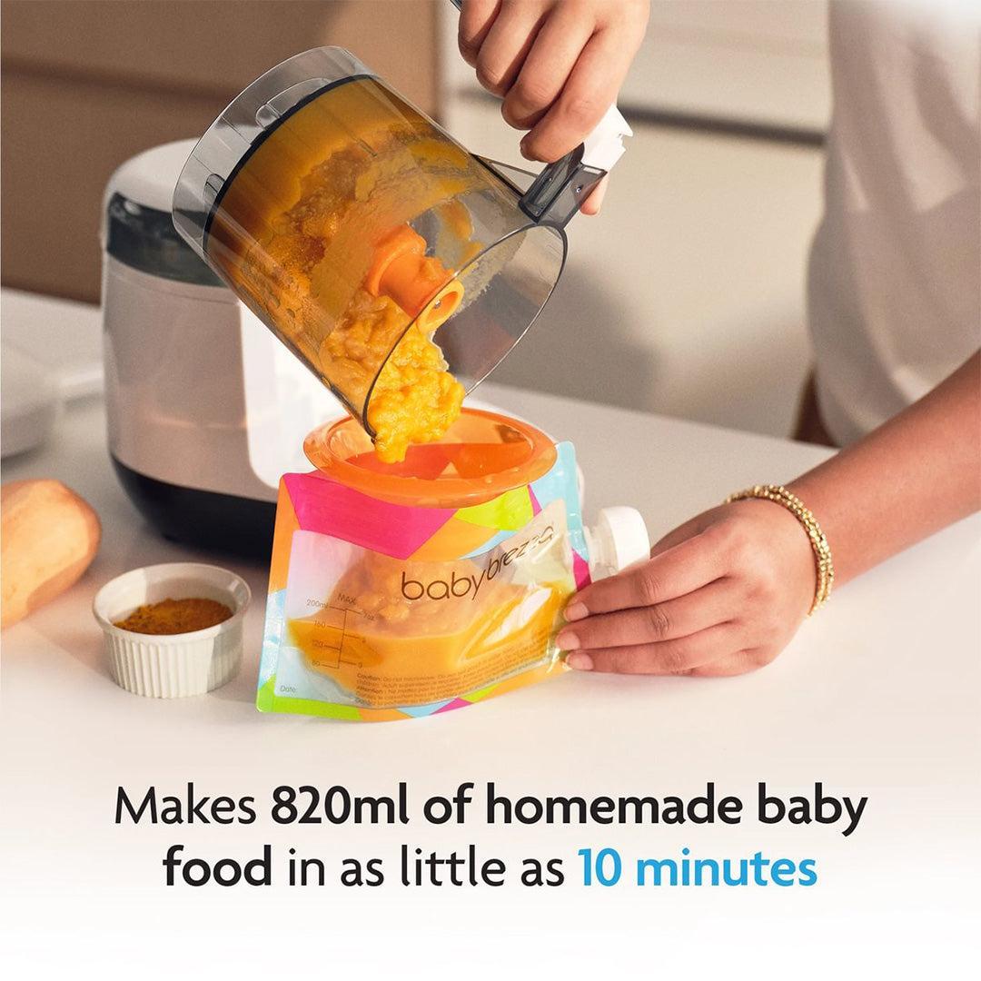 Baby Brezza Food Maker Deluxe - Black & White