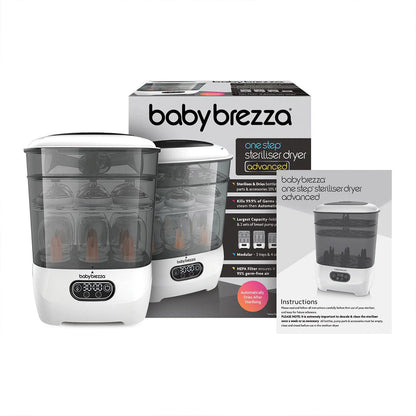 Baby Brezza Steriliser Dryer Advanced - Black & White