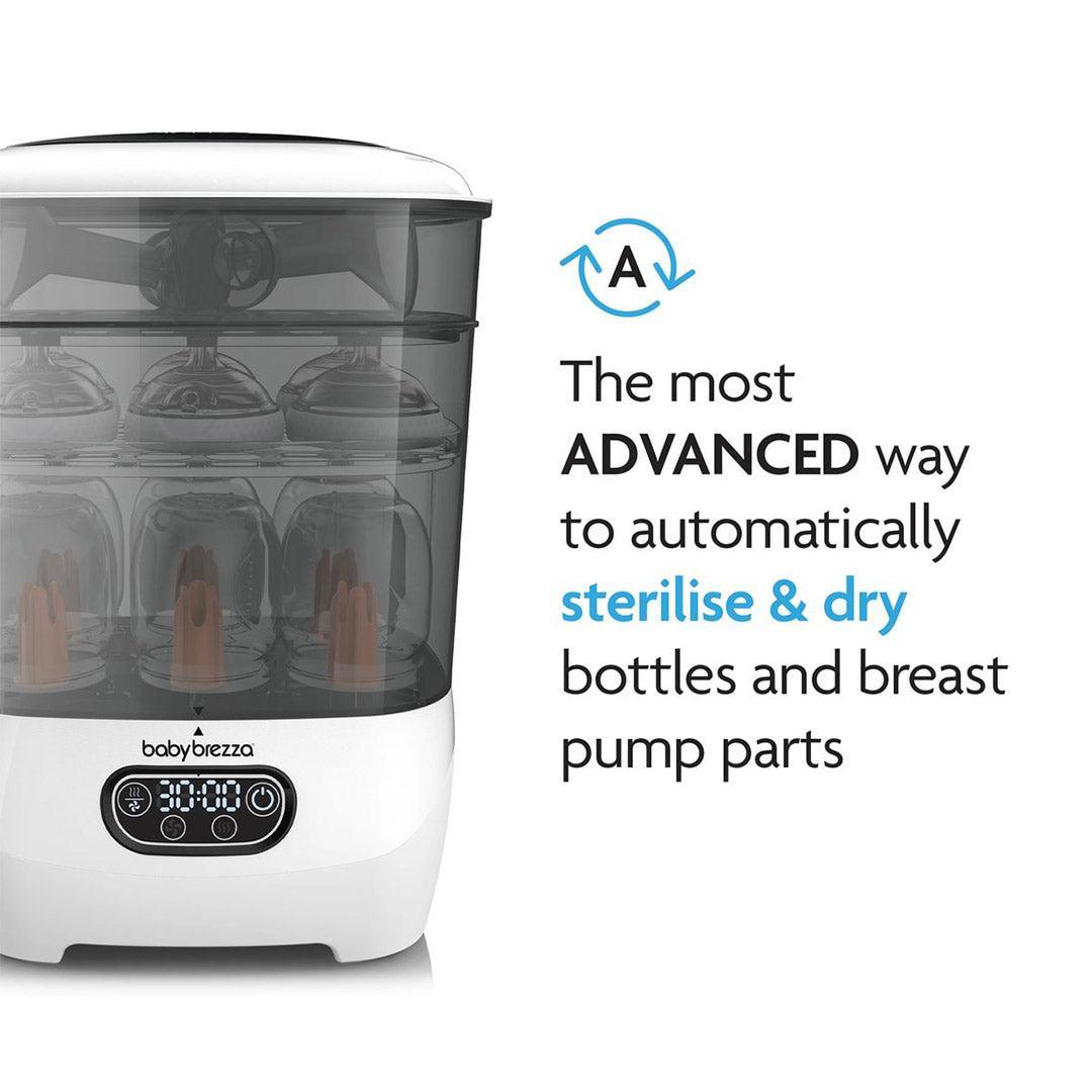 Baby Brezza Steriliser Dryer Advanced - Black & White