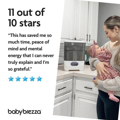 Baby Brezza Steriliser Dryer Advanced - Black & White