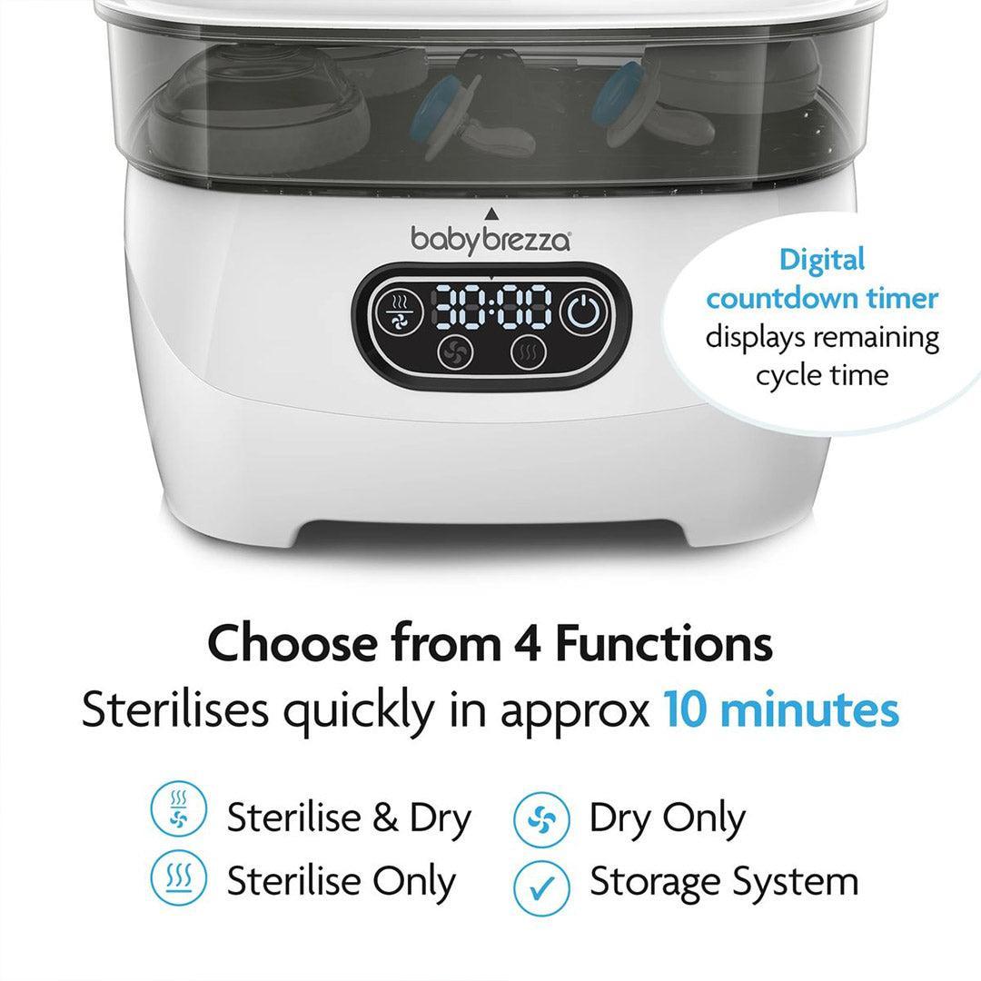 Baby Brezza Steriliser Dryer Advanced - Black & White