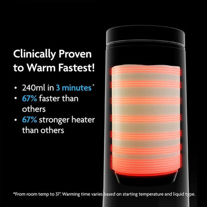 Baby Brezza Superfast Portable Bottle Warmer - Black