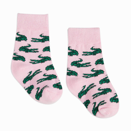 Baby Pink Gator Socks