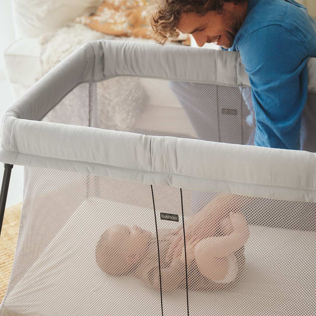 BabyBjorn Travel Cot Light - Silver