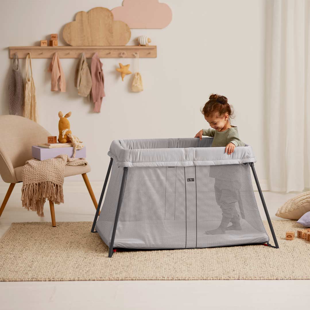 BabyBjorn Travel Cot Light - Silver