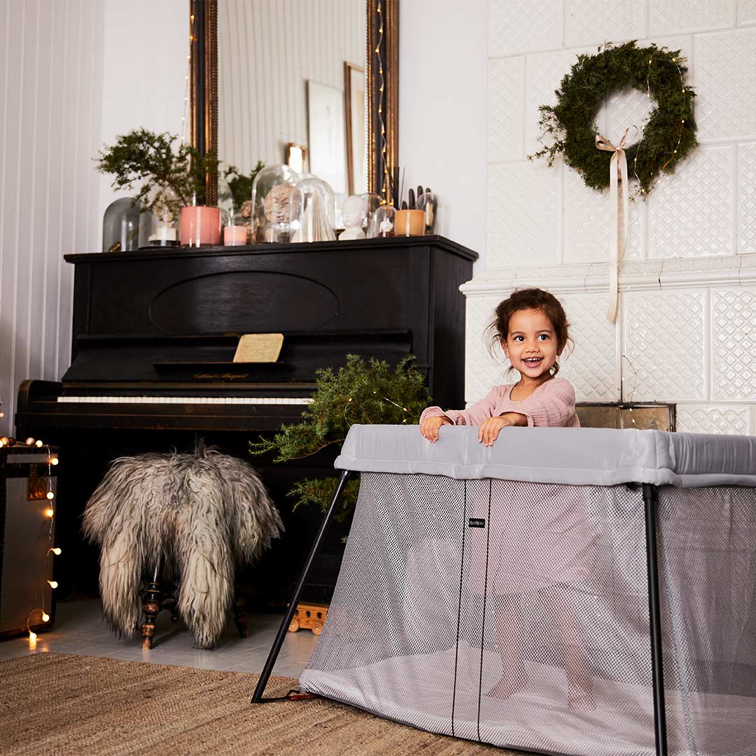 BabyBjorn Travel Cot Light - Silver