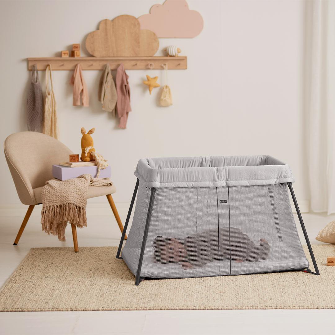 BabyBjorn Travel Cot Light - Silver