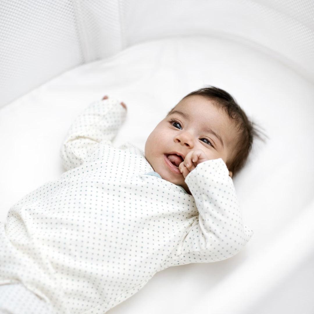 BabyBjörn Fitted Sheet for Baby Crib - White