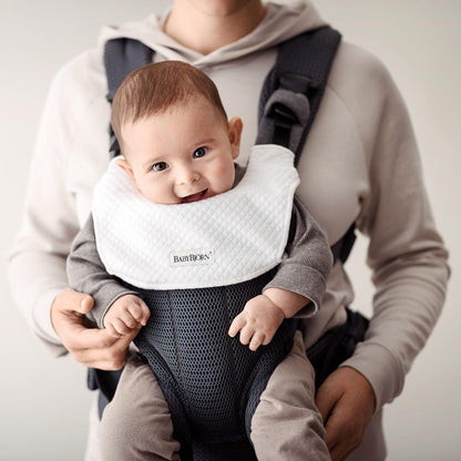 BabyBjorn Harmony Baby Carrier Bib - White