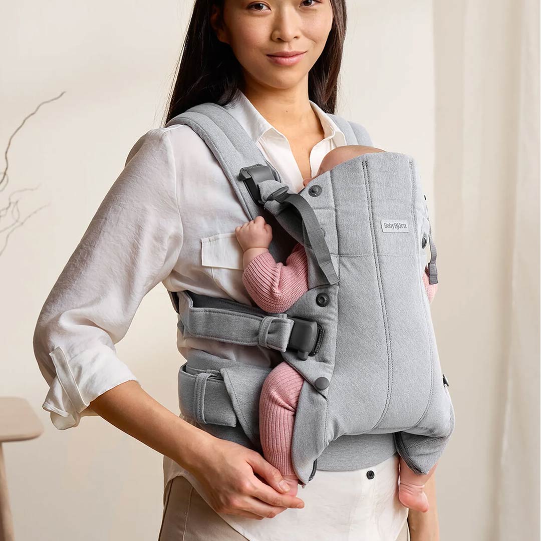 BabyBjörn Harmony Woven Mélange - Light Grey