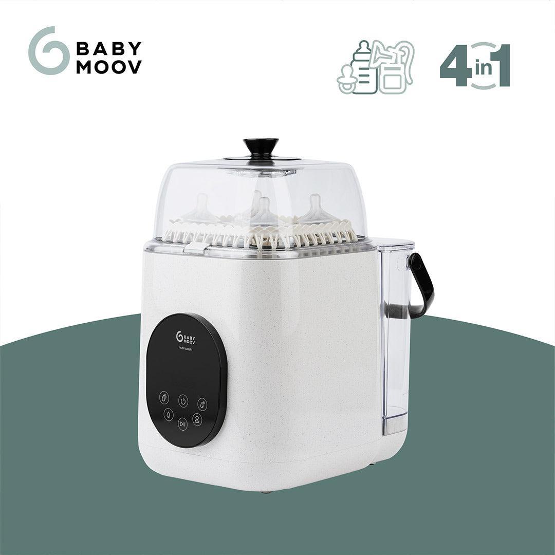 Babymoov NutriWash 4 in 1 Bottle Washer, Steriliser, Dryer & Storer - Mineral Beige