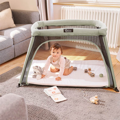 Babymoov Travel Cot 3 in 1 Moov & Comfy - Sage