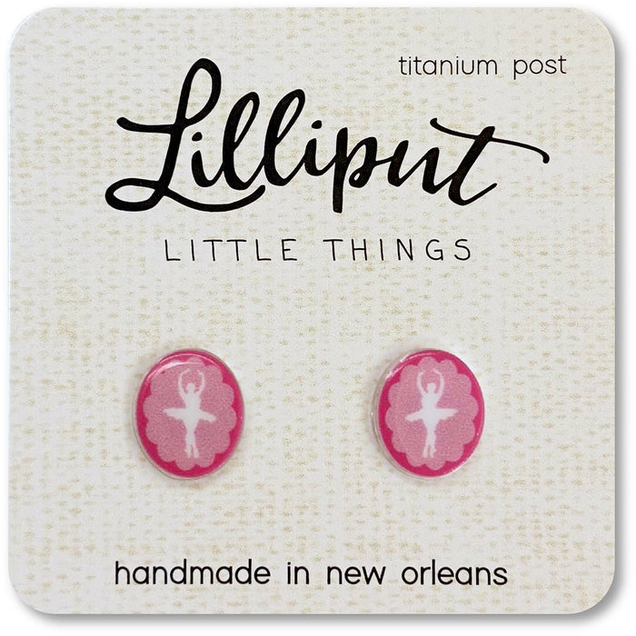 Ballerina Cameo Earrings