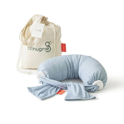 bbhugme Nursing Pillow - Blue Melange