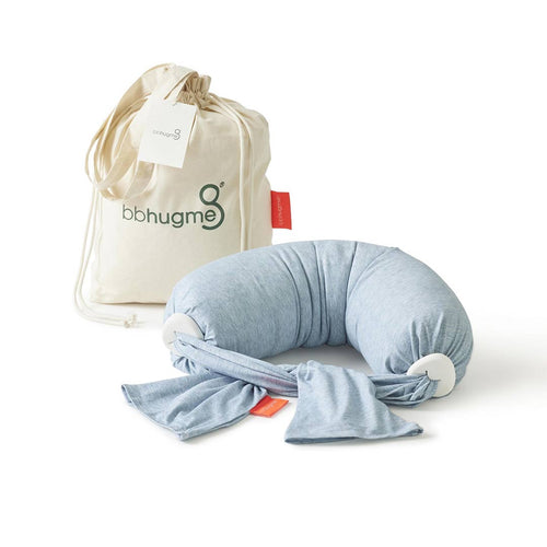bbhugme Nursing Pillow - Blue Melange
