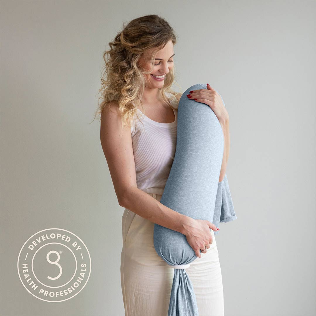 bbhugme Nursing Pillow - Blue Melange