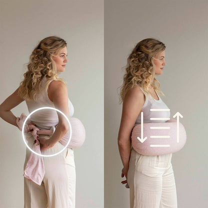 bbhugme Nursing Pillow - Pink Melange