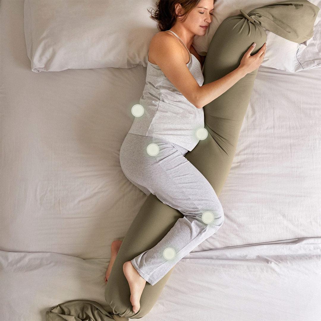 bbhugme Pregnancy Pillow - Dusty Olive