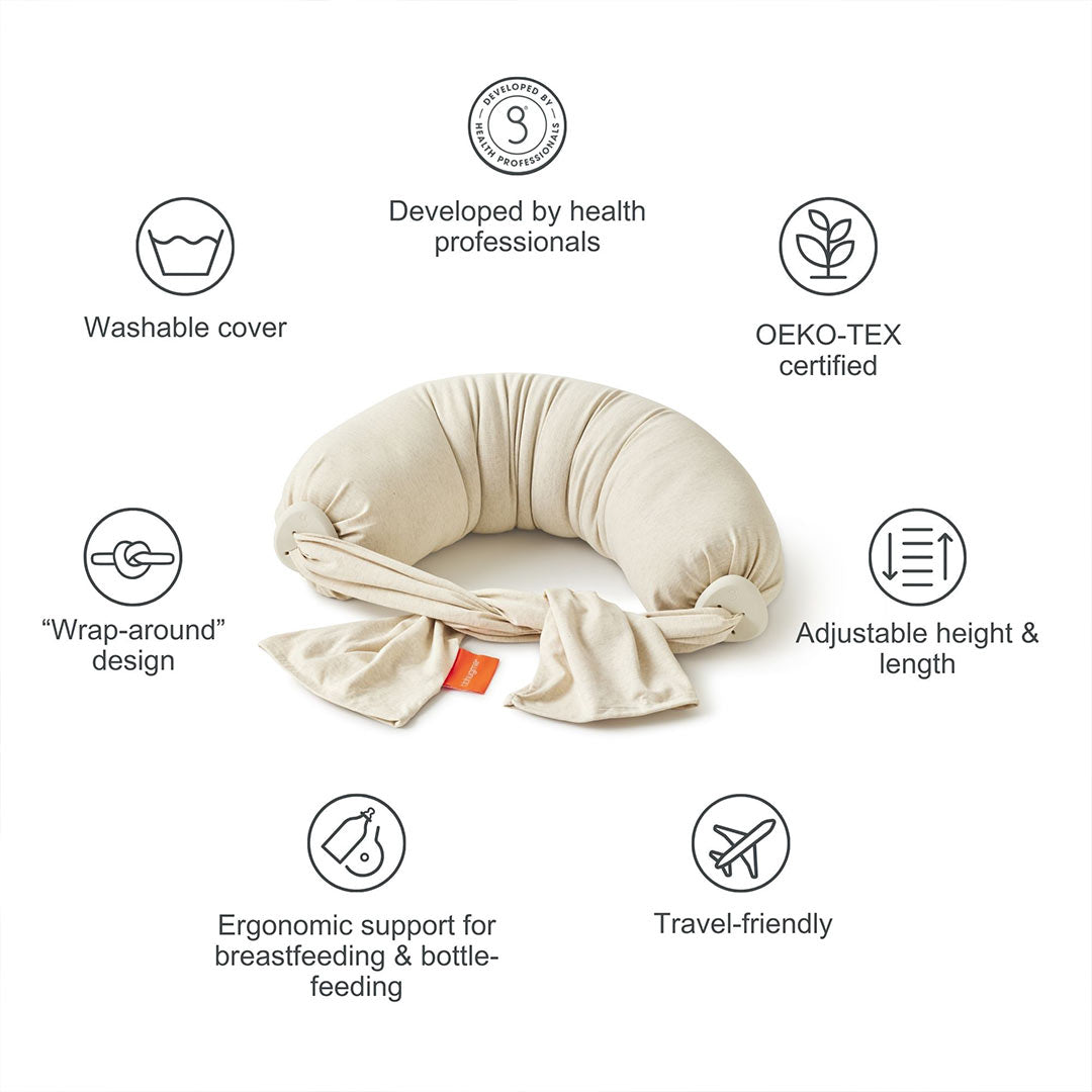 bbhugme Nursing Pillow - Soft White
