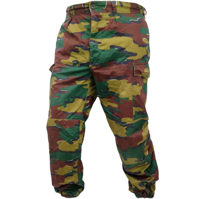 Belgian Army Jigsaw Camo Trousers - Belgian Army Surplus - Combat Trousers