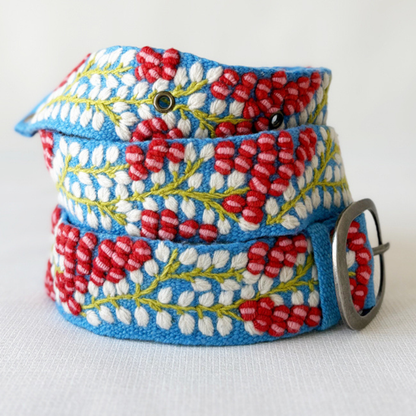 Berries on Vine Wool Belt- Assorted Sizes