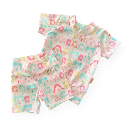 Best Friend Biker Shorts Lounge Set