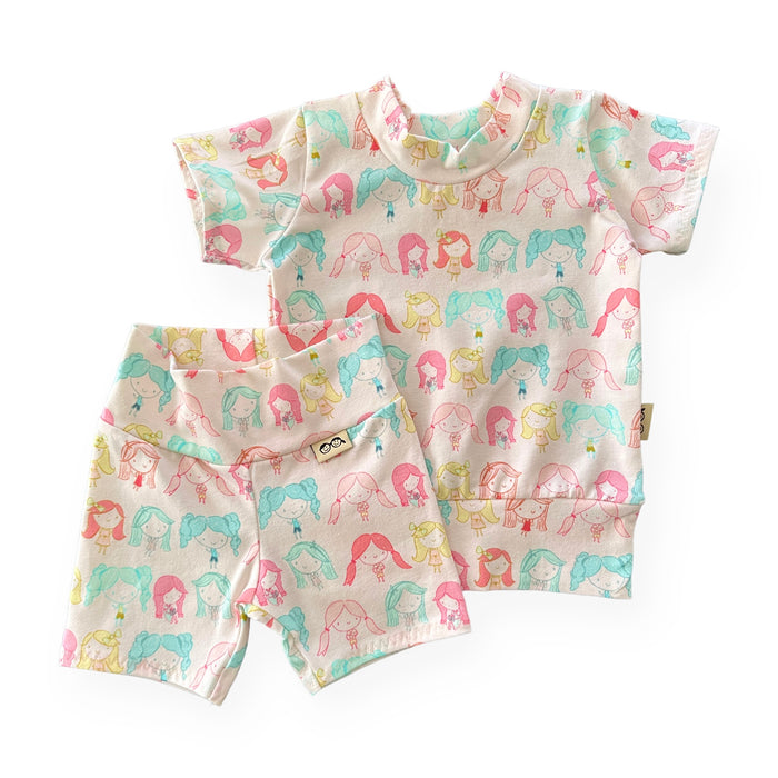 Best Friend Biker Shorts Lounge Set