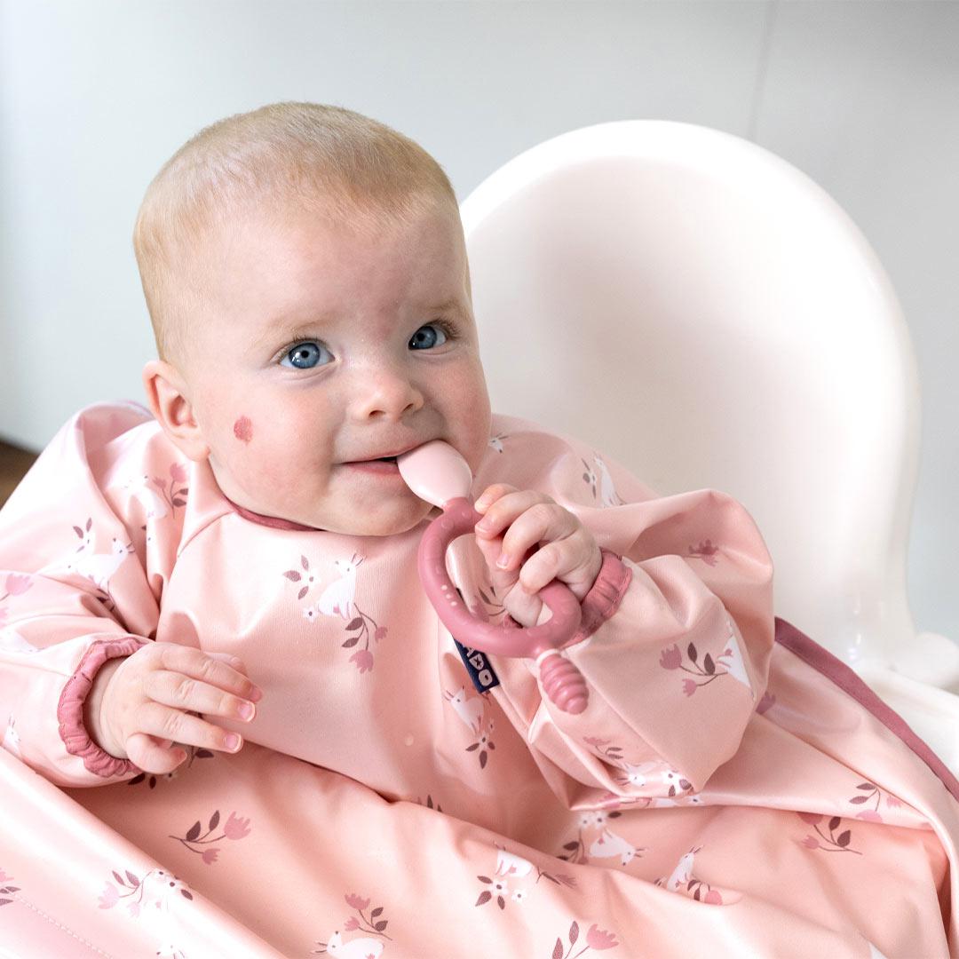 Bibado Dippit Multi-Stage Weaning Spoon + Dipper - Blush