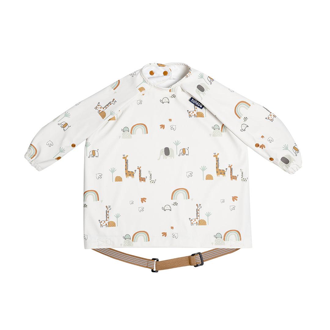 Bibado Long Sleeve Coverall Weaning Bib - Serengeti Spaghetti