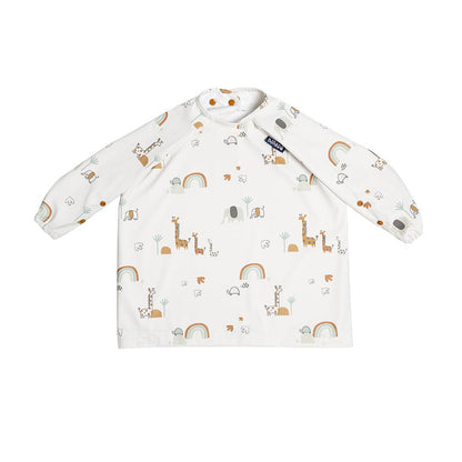 Bibado Long Sleeve Coverall Weaning Bib - Serengeti Spaghetti
