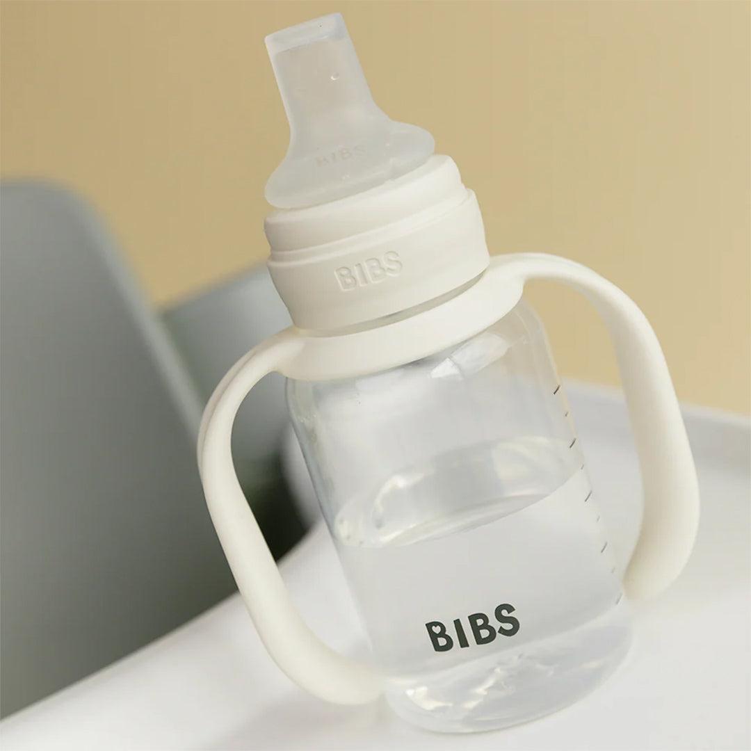 BIBS World Baby Sippy Bottle Spout Silicone 1 Pack 150ml - Ivory