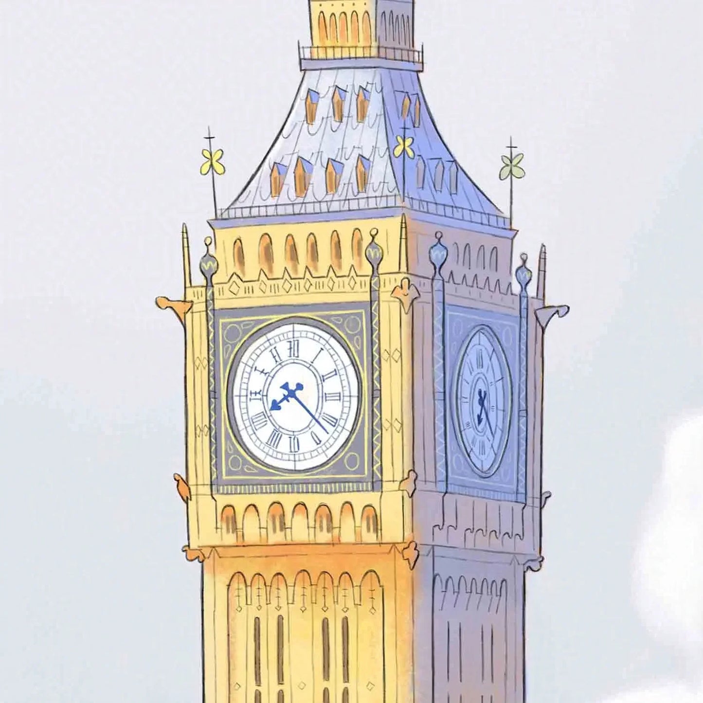 Mike Green Big Ben London A4 Print