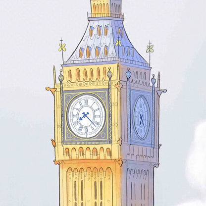 Mike Green Big Ben London A4 Print